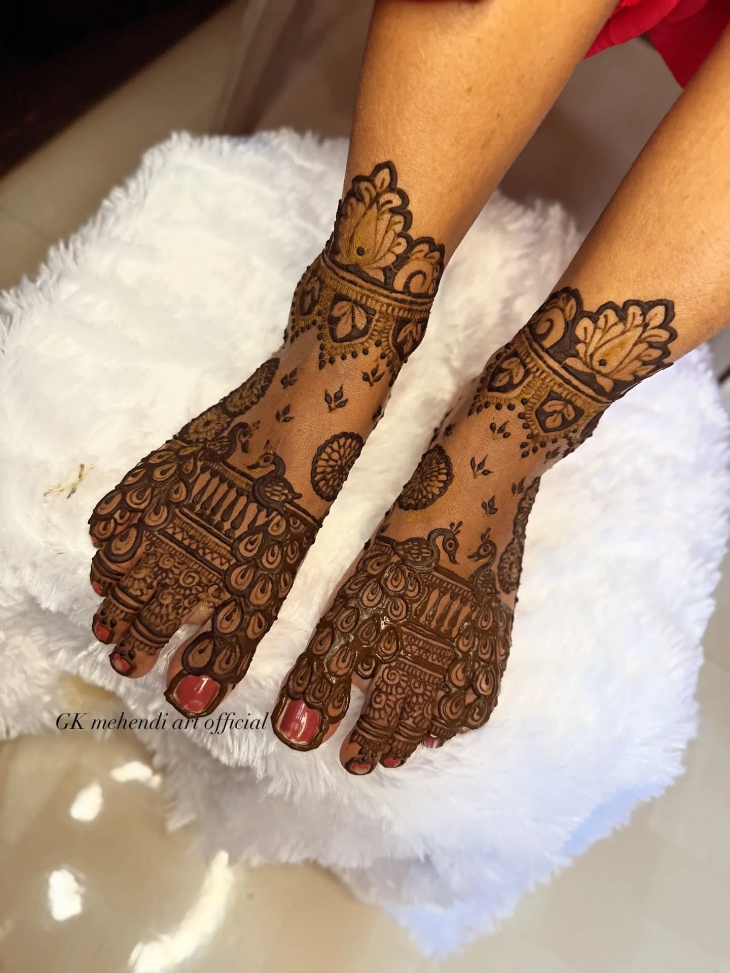 Intricate Mehendi Art