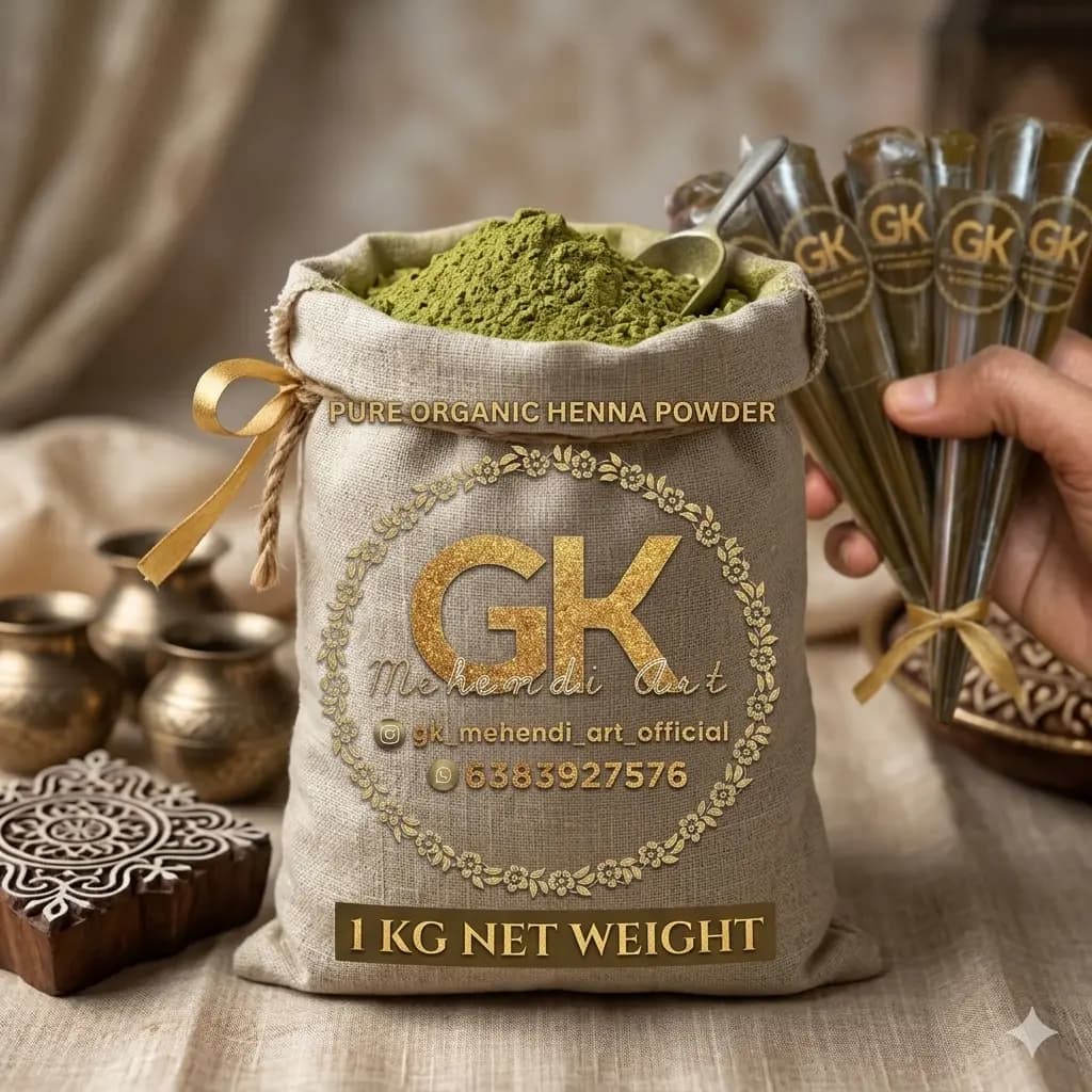 Henna Powder - Premium natural henna powder for mehendi